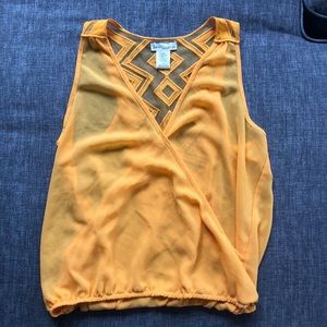 Orange tank/ blouse